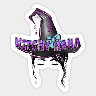 Witchy mama with style, witchy woman Sticker